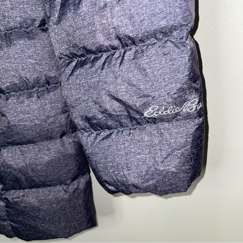 Eddie Bauer Women's XS CirrusLite Down Parka Hooded Jacket 650 Fill Blue Heather - Picture 9 of 11